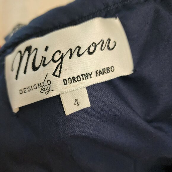 Vintage Mignon Dress 70s 80s Festive Party Retro Red Blue Vtg Diamond Print XS/S - Picture 11 of 14